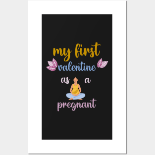 my first valentine as a pregnant Posters and Art